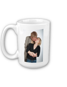 Suur valge fototass (15oz)