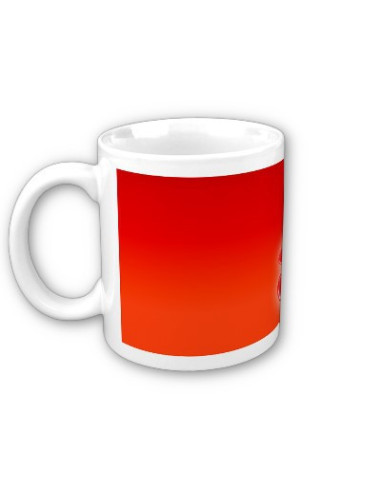 Südametega taustadega tass