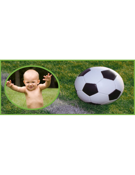 Jalgpalli teemalise taustaga tass