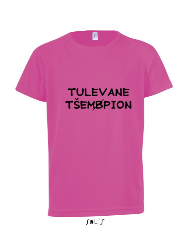 Laste T-särk Sporty tekstiga