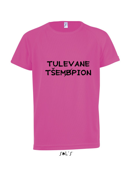 Laste T-särk Sporty valmiskujundusega