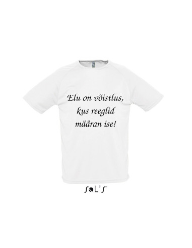 Laste T-särk Sporty valmiskujundusega