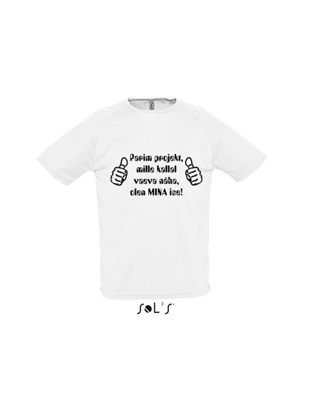 Laste T-särk Sporty valmiskujundusega