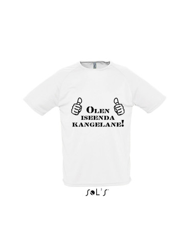 Laste T-särk Sporty valmiskujundusega