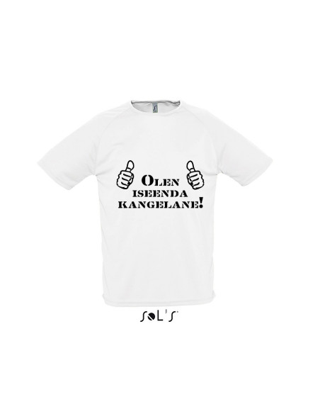 Laste T-särk Sporty valmiskujundusega