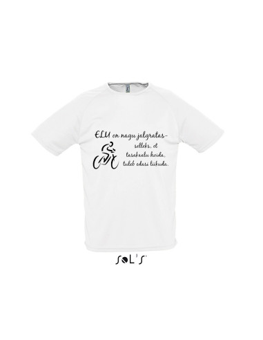 Laste T-särk Sporty valmiskujundusega