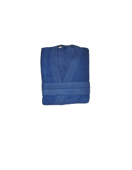 Tumesinine hommikumantel tikandiga