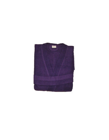 Violetne hommikumantel tikandiga