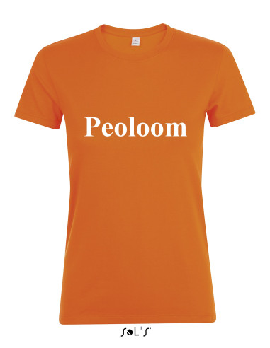 Regent naiste T-särk teie kirjadega