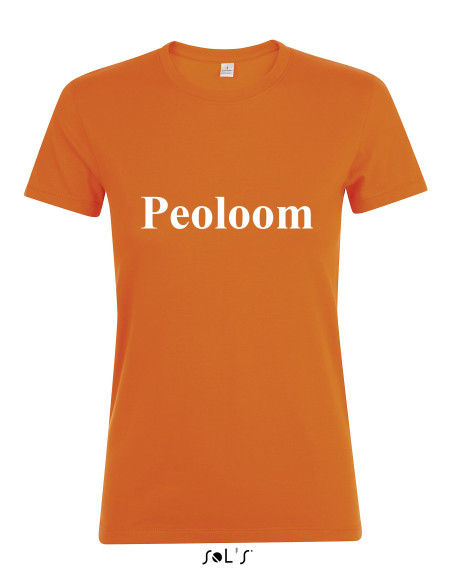 Regent naiste T-särk teie kirjadega