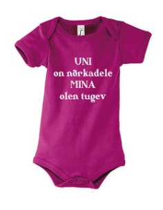 Beebi body UNI ON NÕRKADELE 2