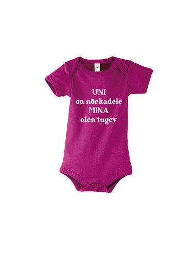 Beebi body UNI ON NÕRKADELE