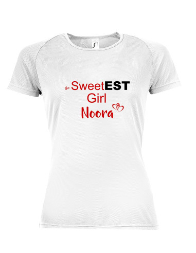 Sportlik t-särk SWEETEST GIRL