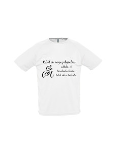Sportlik t-särk ELU ON NAGU JALGRATAS 2