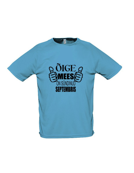 Sportlik t-särk Õige mees on sündinud...