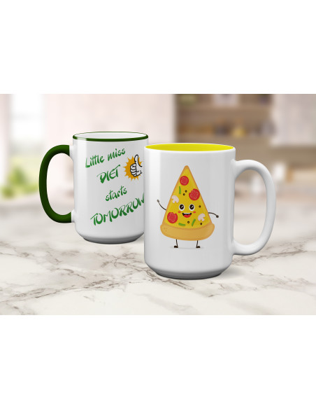 Humoorikas tass - Little miss diet starts tomorrow Humoorikas tass - Little miss diet starts tomorrow