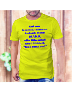 Meeste t-särk Isa, kus ema on?