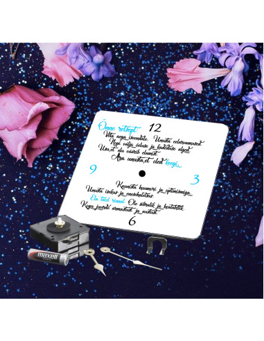 Nelinurkne seinakell "Õnne retsept"