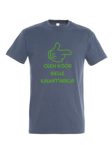 Meeste t-särk Koos kaunitariga