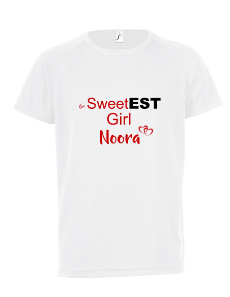 Tüdrukute sportlik t-särk SweetEST Girl Tüdrukute sportlik t-särk SweetEST Girl