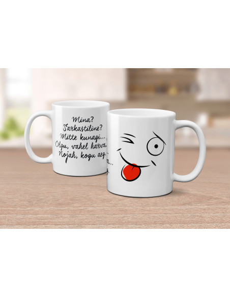 Fototass Mina, sarkastiline?