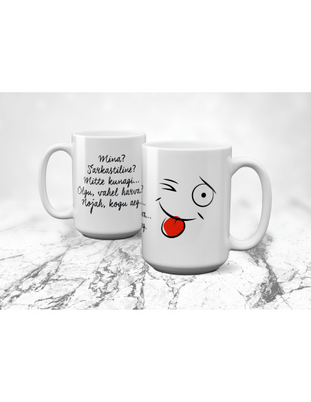 Fototass Mina, sarkastiline?