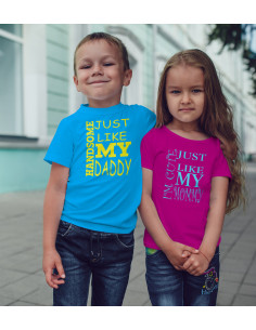 Laste T-särk I'm cute just like my mommy