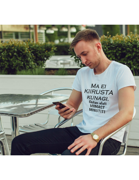 Meeste t-särk Ei kiirusta...