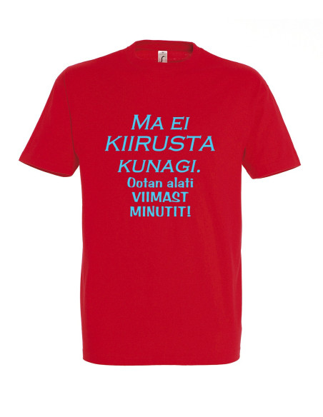 Meeste t-särk Ei kiirusta...