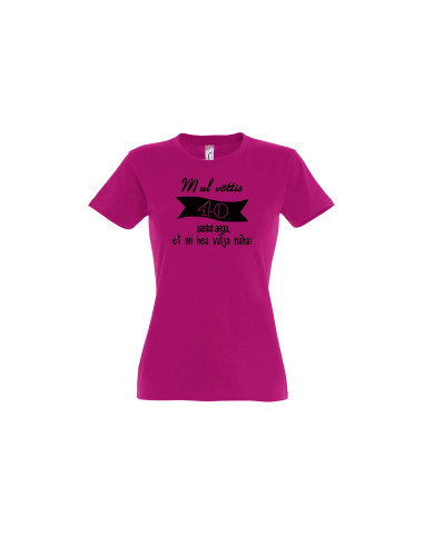 Naiste t-särk Mul võttis... aastat aega,et nii hea välja näha!