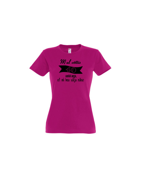 Naiste t-särk Mul võttis... aastat aega,et nii hea välja näha!