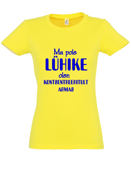 Naiste t-särk Pole lühike...