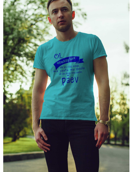 Meeste t-särk "Esmaspäev ei ole minu päev"