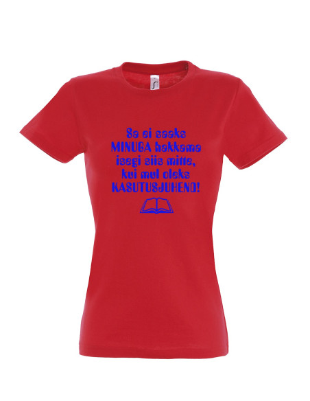 Naiste t-särk Kasutusjuhend ei aita