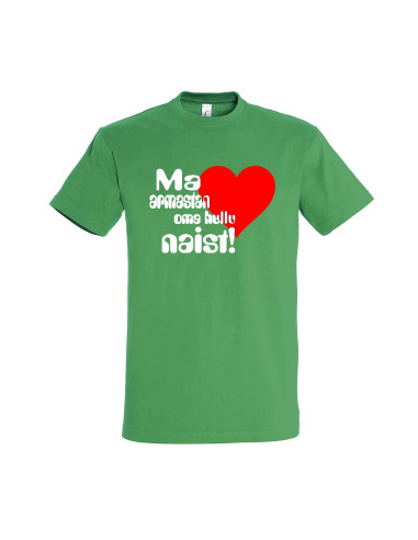 Meeste t-särk Ma armastan oma hullu naist!