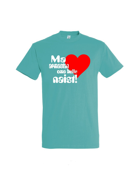 Meeste t-särk Ma armastan oma hullu naist!