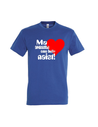 Meeste t-särk Ma armastan oma hullu naist!