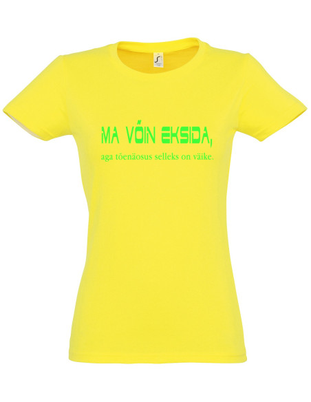 Naiste t-särk Võin eksida