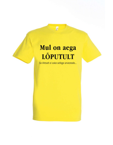 Meeste t-särk Ära kiirusta