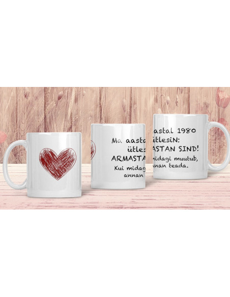 Fototass Ütlesin, et armastan...