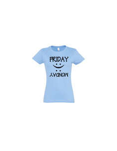 Naiste t-särk Friday vs Monday 2