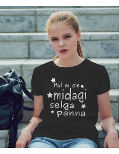 Naiste t-särk Mul ei ole midagi selga panna