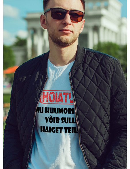 Meeste t-särk HOIATUS! Mu huumorimeel võib sulle haiget teha!