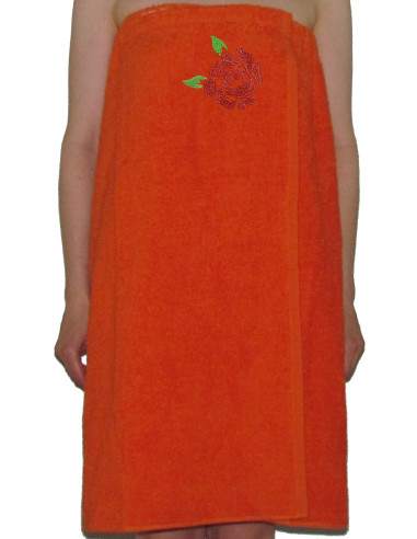 Saunaseelik 70x145cm tikitud teksti/motiiviga