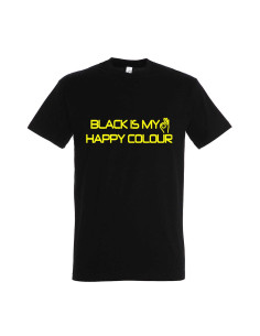 Meeste t-särk Black is my happy colour 2