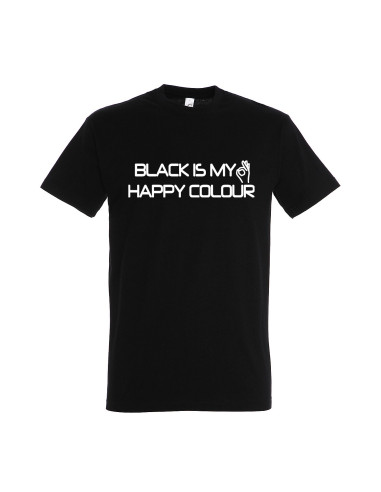 Meeste t-särk Black is my happy colour