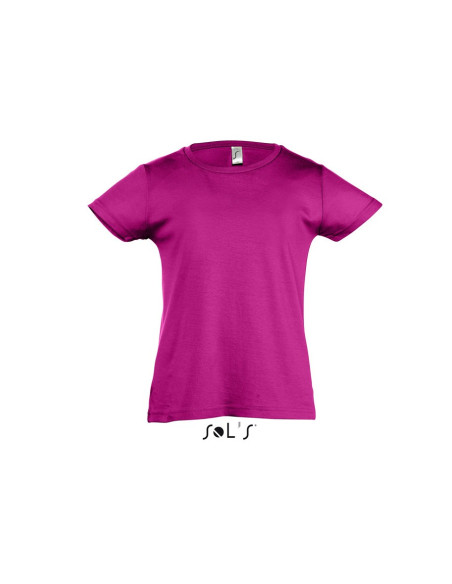 T-särk tüdrukutele Cherry sinu pildiga