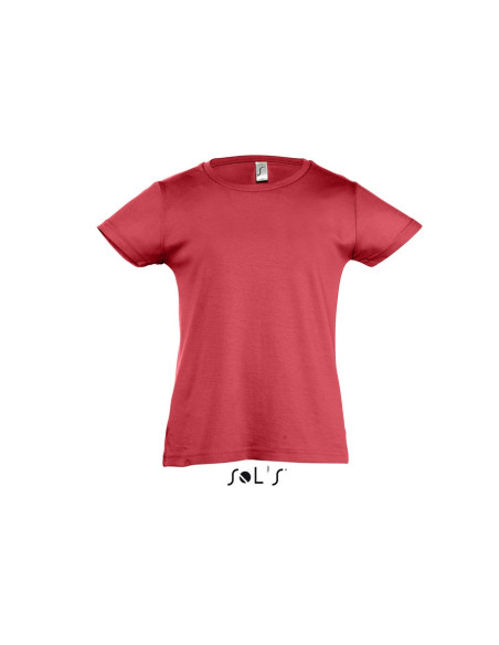 T-särk tüdrukutele Cherry sinu pildiga