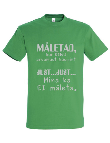 Meeste t-särk Sinu arvamus