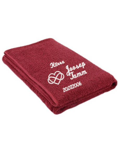 Tikandiga saunalinade komplekt Härra ja Proua